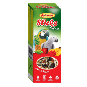 Avicentra Velký papoušek ovoce - med